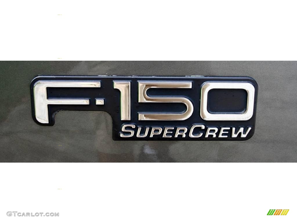 2003 F150 XLT SuperCrew 4x4 - Dark Shadow Grey Metallic / Medium Graphite Grey photo #37