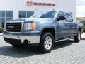 2008 Stealth Gray Metallic GMC Sierra 1500 SLE Crew Cab 4x4  photo #1