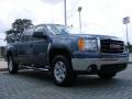 2008 Stealth Gray Metallic GMC Sierra 1500 SLE Crew Cab 4x4  photo #7