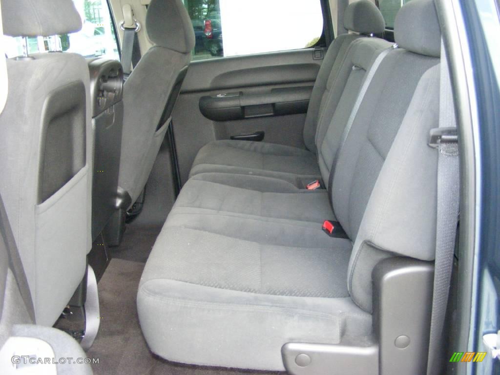 2008 Sierra 1500 SLE Crew Cab 4x4 - Stealth Gray Metallic / Dark Titanium photo #16