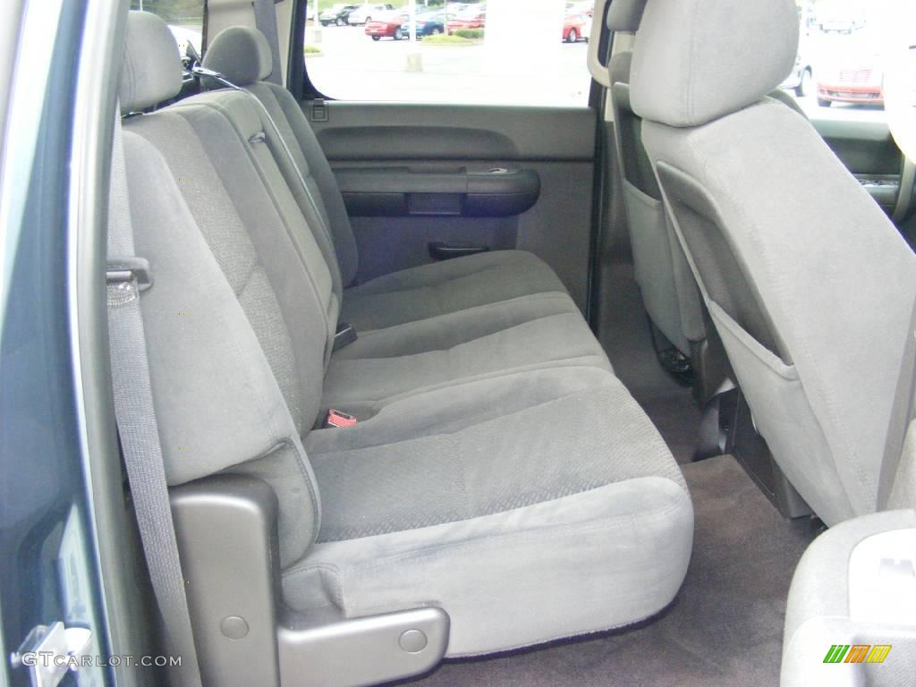 2008 Sierra 1500 SLE Crew Cab 4x4 - Stealth Gray Metallic / Dark Titanium photo #19