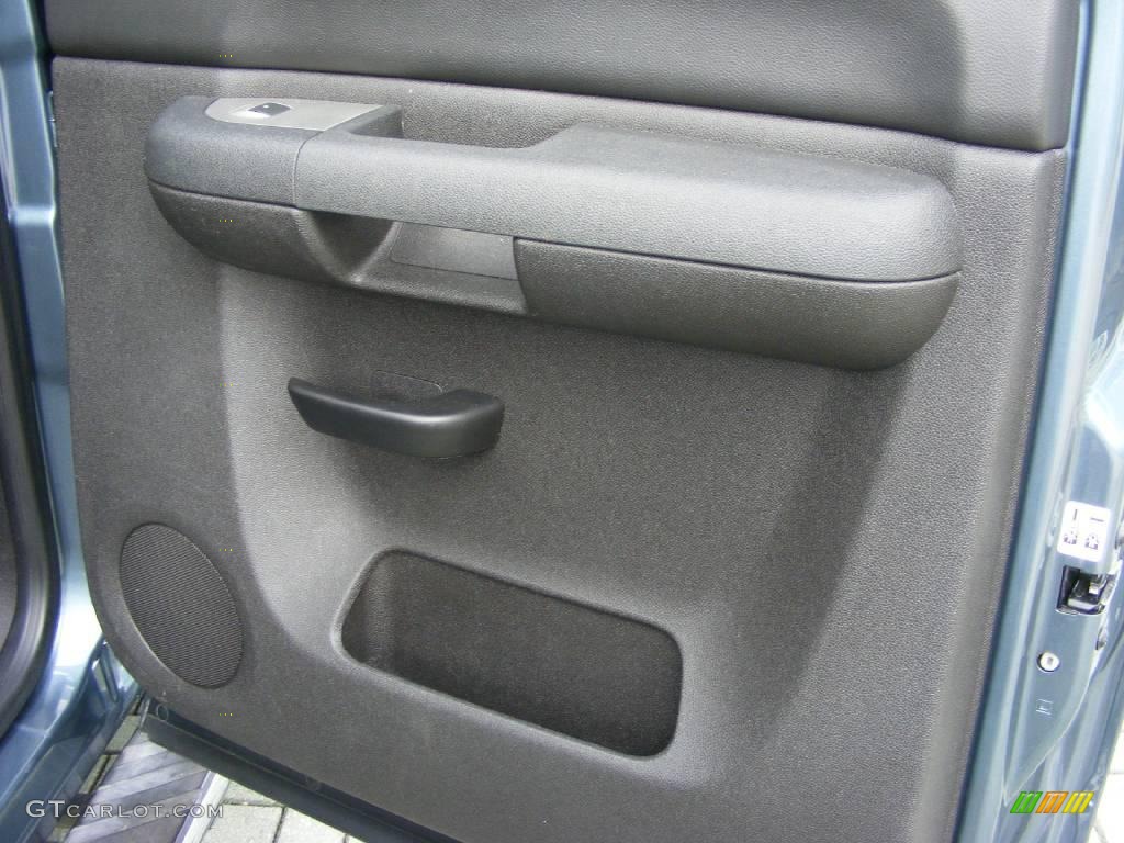 2008 Sierra 1500 SLE Crew Cab 4x4 - Stealth Gray Metallic / Dark Titanium photo #20