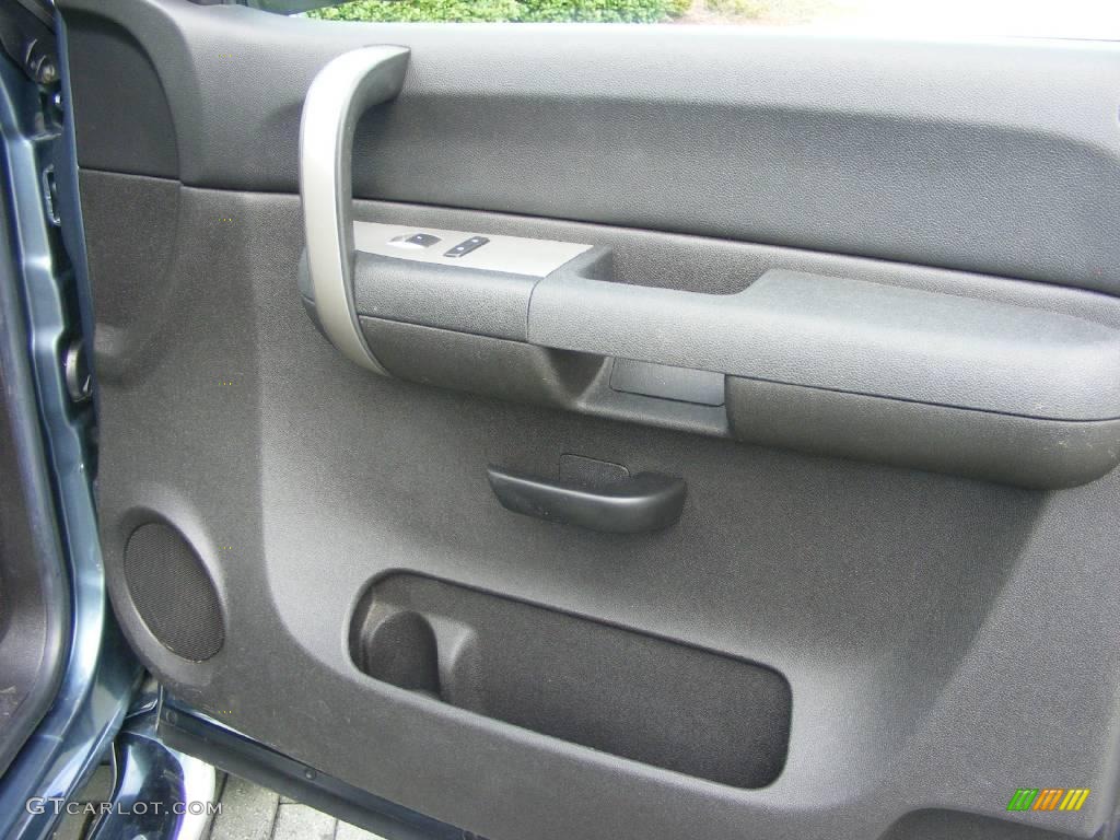 2008 Sierra 1500 SLE Crew Cab 4x4 - Stealth Gray Metallic / Dark Titanium photo #22