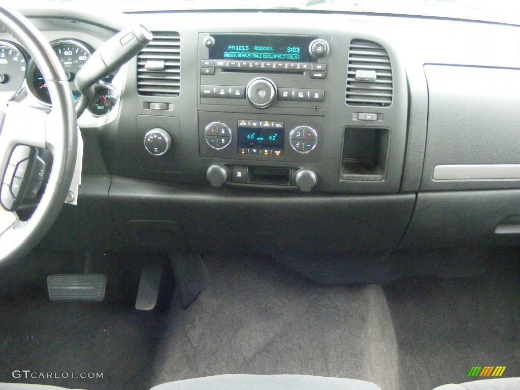 2008 Sierra 1500 SLE Crew Cab 4x4 - Stealth Gray Metallic / Dark Titanium photo #24