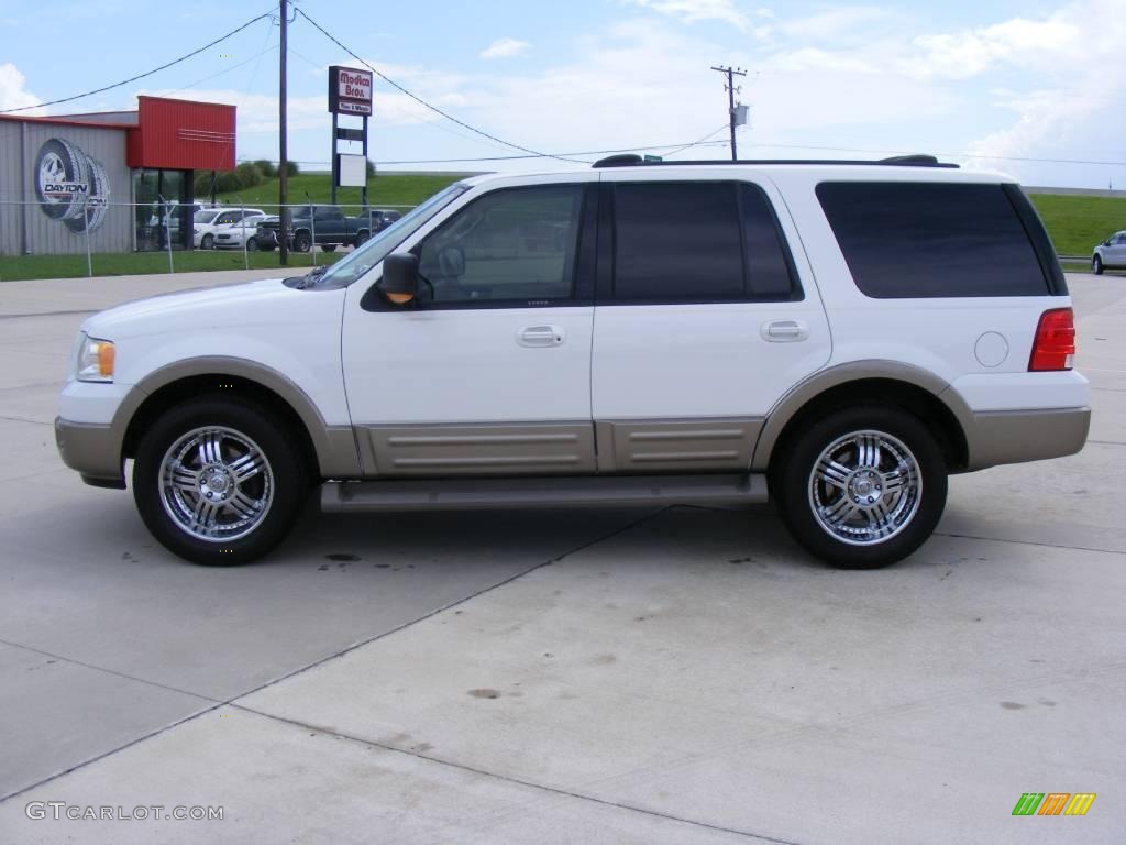 2003 Expedition Eddie Bauer - Oxford White / Medium Parchment photo #6