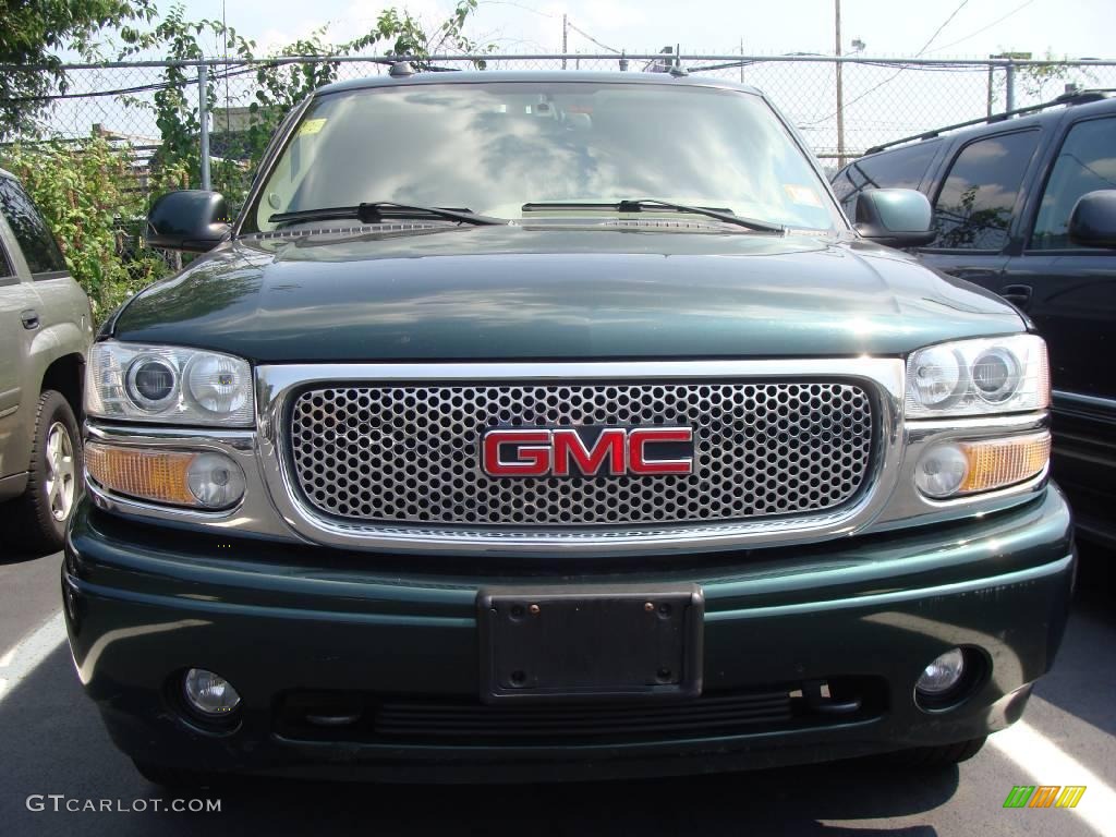 2004 Yukon Denali AWD - Polo Green Metallic / Sandstone photo #2