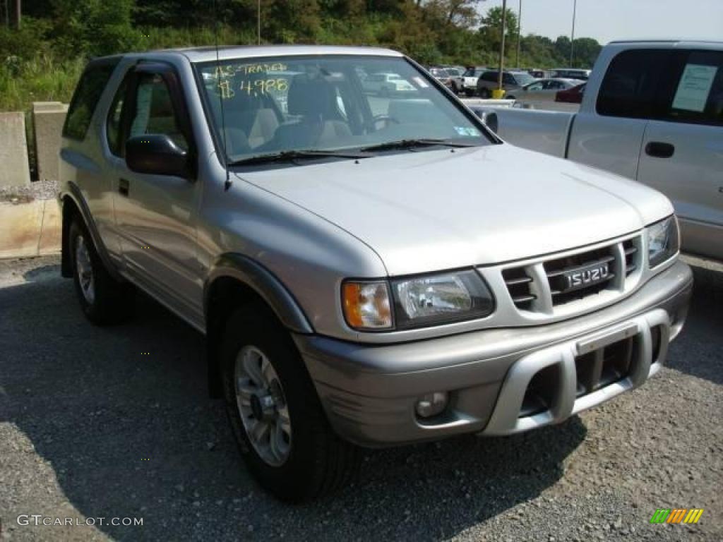 2001 Rodeo Sport S 4WD - Bright Silver Metallic / Gray photo #1