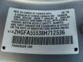 Alabaster Silver Metallic - Civic Si Sedan Photo No. 15
