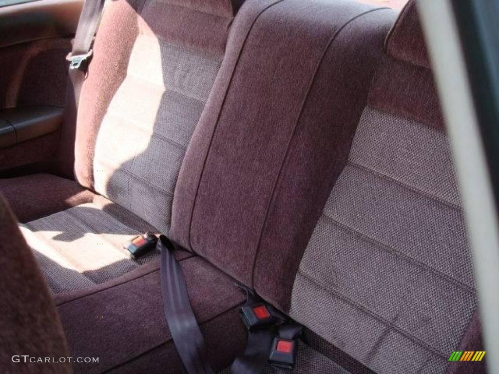 1991 Accord EX Coupe - Pewter Gray Metallic / Burgundy photo #5