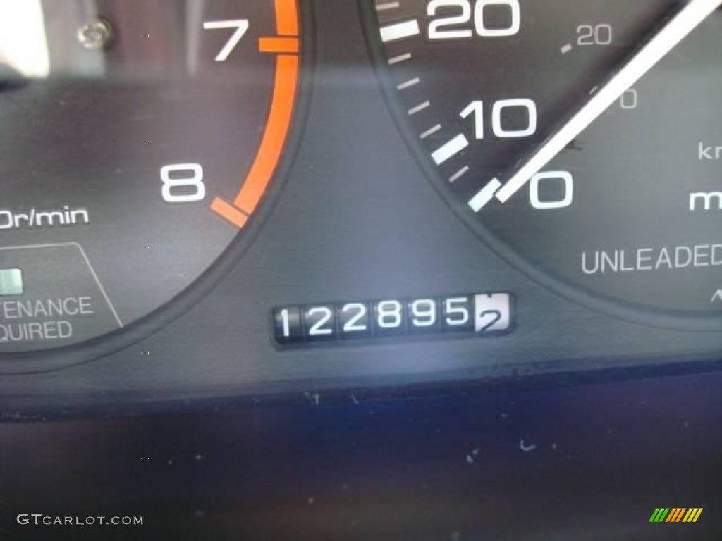 1991 Accord EX Coupe - Pewter Gray Metallic / Burgundy photo #15