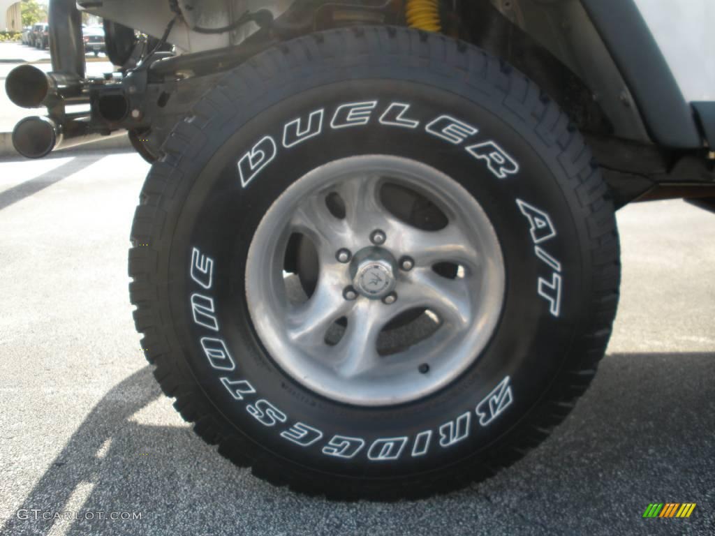 2000 Wrangler Sport 4x4 - Stone White / Agate photo #9