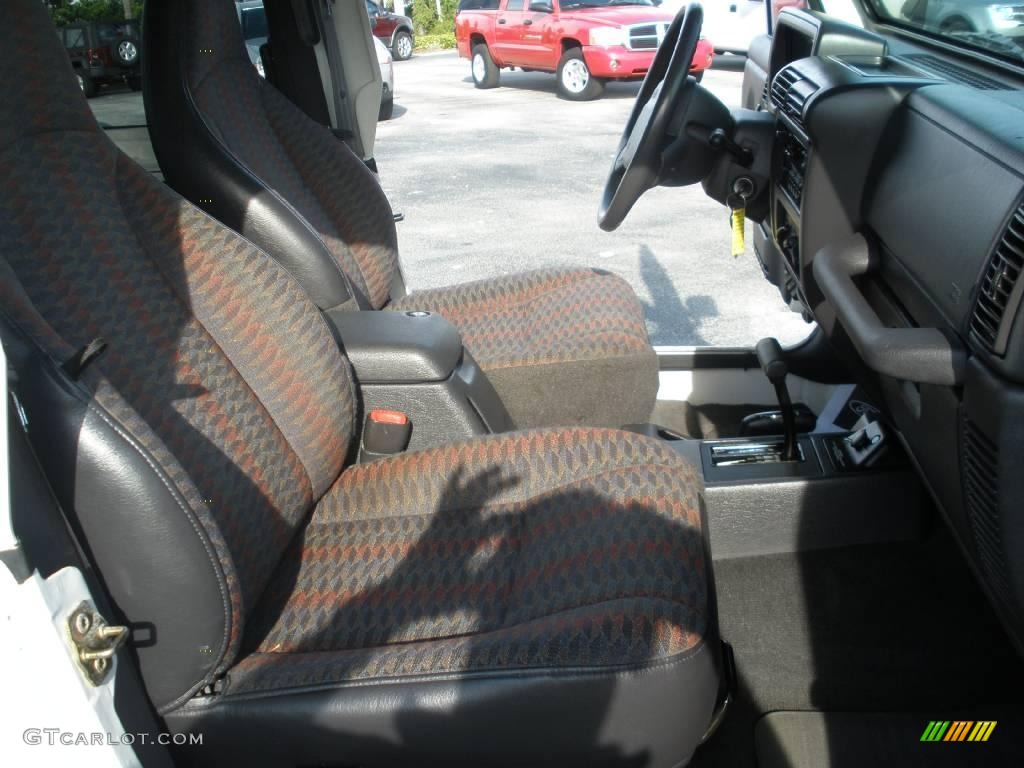 2000 Wrangler Sport 4x4 - Stone White / Agate photo #15