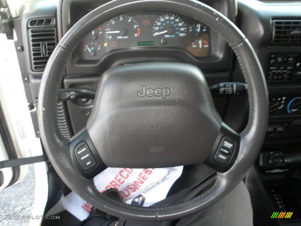 2000 Wrangler Sport 4x4 - Stone White / Agate photo #17