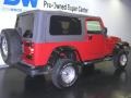 2005 Flame Red Jeep Wrangler Unlimited 4x4  photo #4