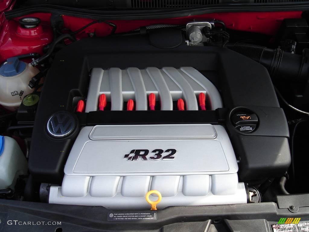 2004 R32  - Tornado Red / Anthracite/Black photo #28