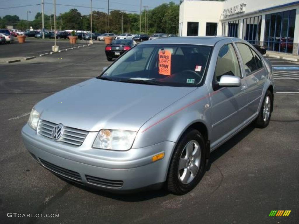 2003 Jetta GLS TDI Sedan - Reflex Silver Metallic / Black photo #7