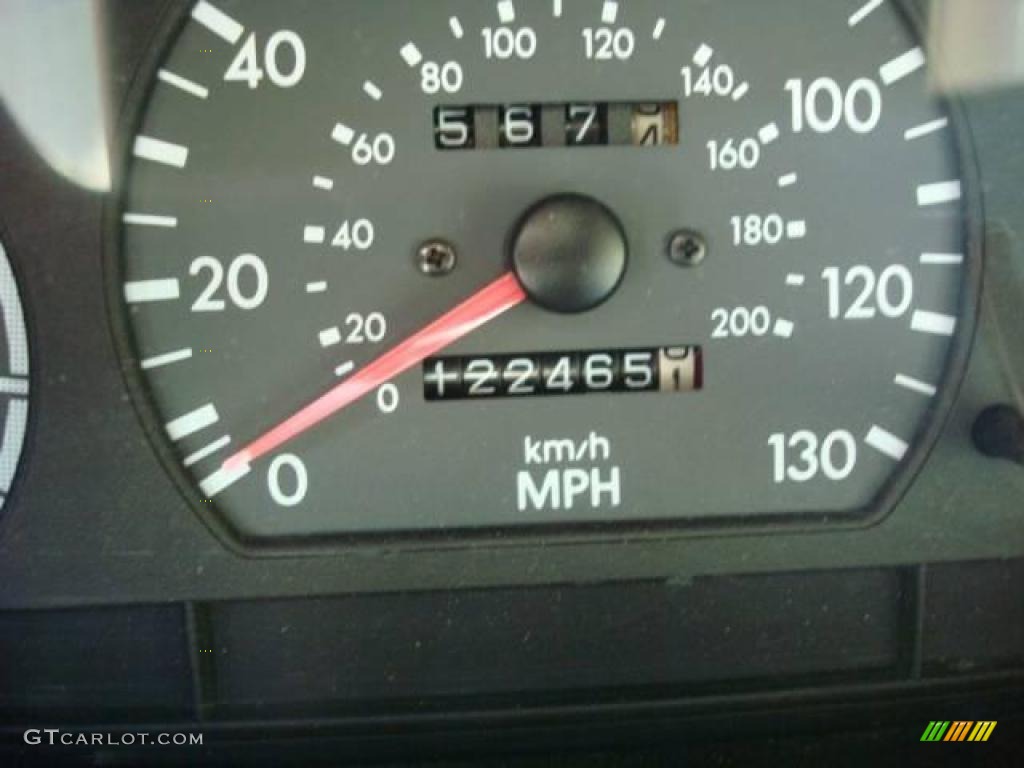 1999 Accent GL Sedan - Cape Blue / Beige photo #15
