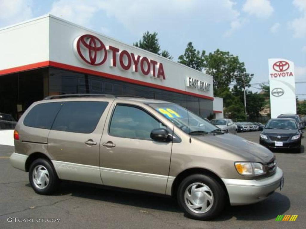 1999 Sienna XLE - Sable Pearl / Oak Beige photo #1