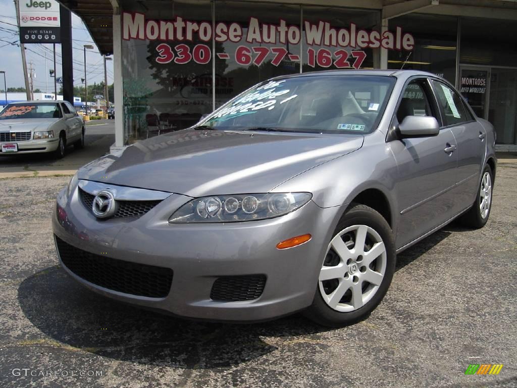 2006 MAZDA6 i Sedan - Tungsten Gray Metallic / Gray photo #1