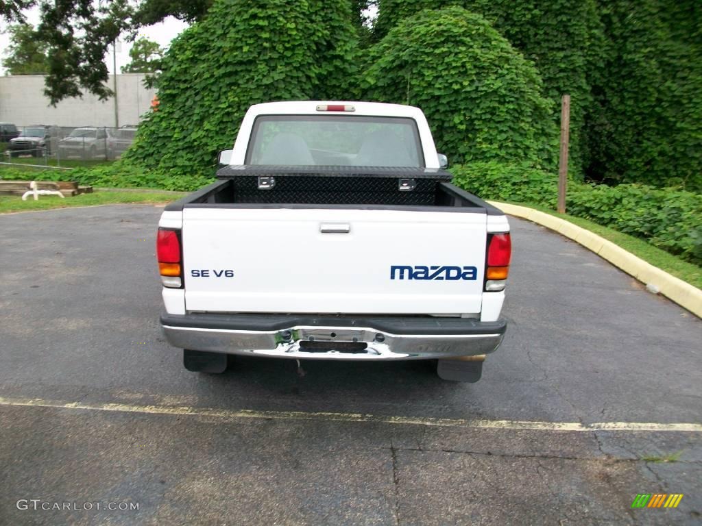 2000 B-Series Truck B3000 SE Regular Cab - Oxford White / Gray photo #4