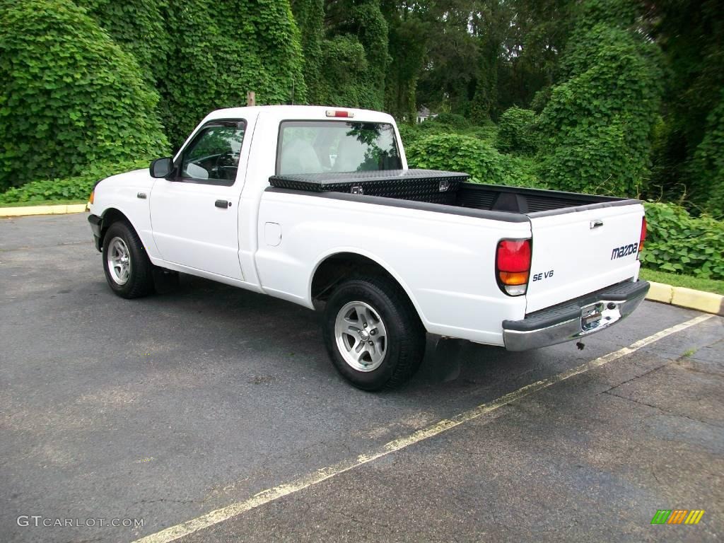 2000 B-Series Truck B3000 SE Regular Cab - Oxford White / Gray photo #5