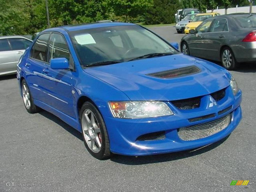 2003 Lancer Evolution VIII - Blue By You / Black photo #1