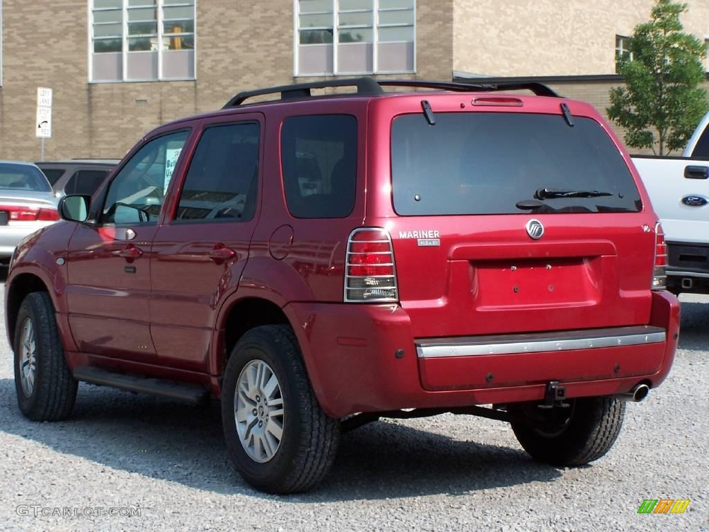 2005 Red Mercury Mariner V6 Premier 16221563 Photo 2 2005 Mariner V6 Premier Red Black Photo 2