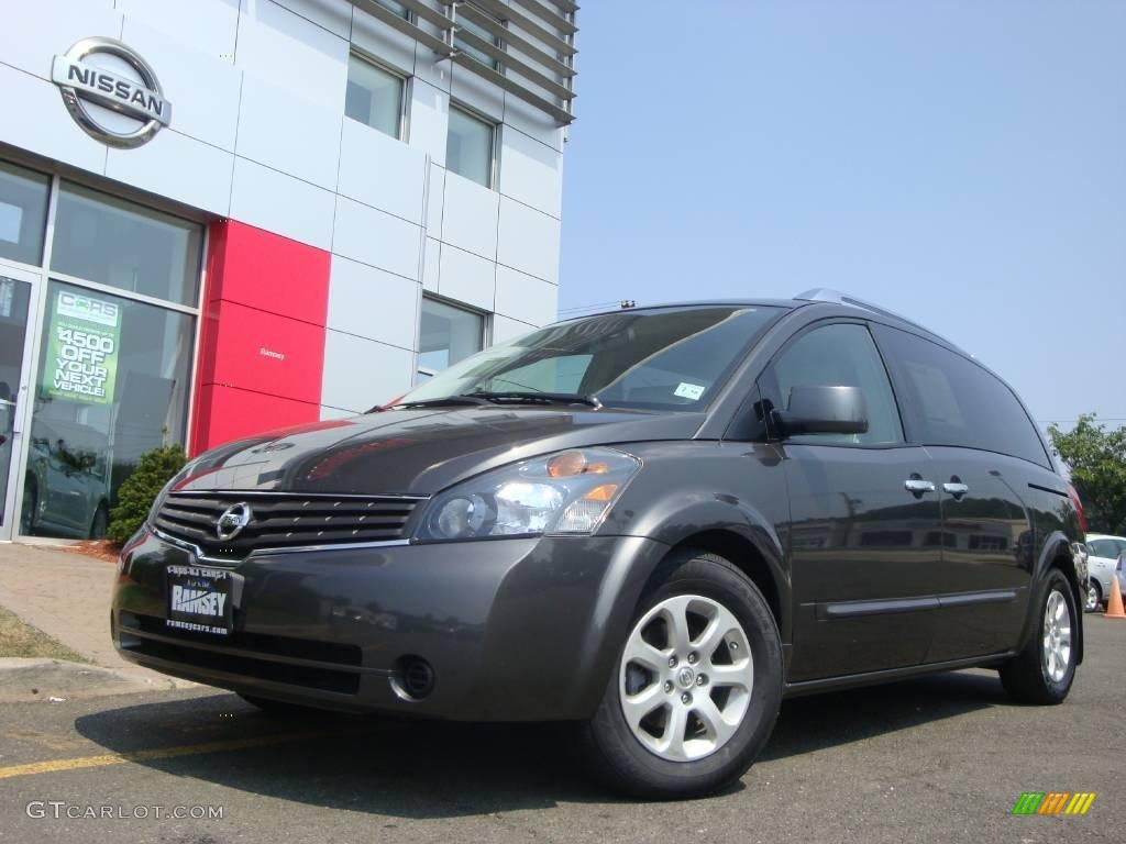 2007 Quest 3.5 SL - Smoke Gray Metallic / Gray photo #3