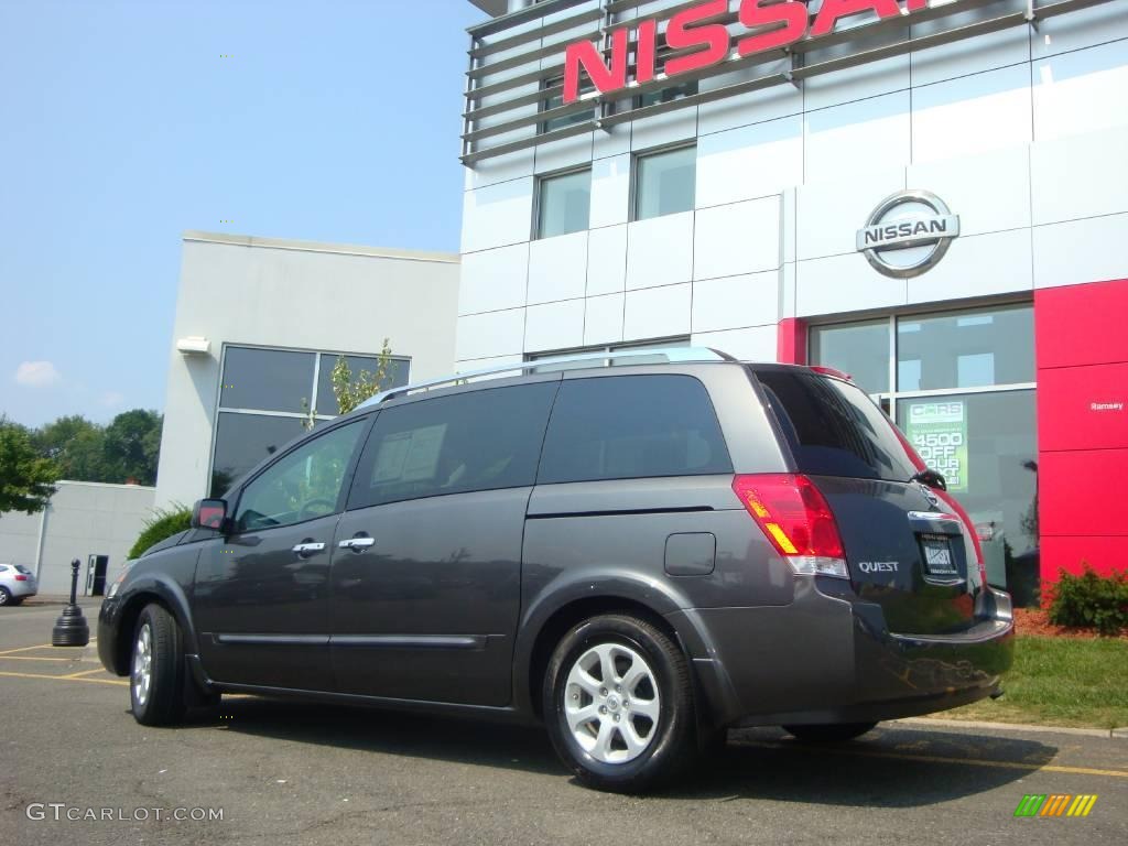 2007 Quest 3.5 SL - Smoke Gray Metallic / Gray photo #6