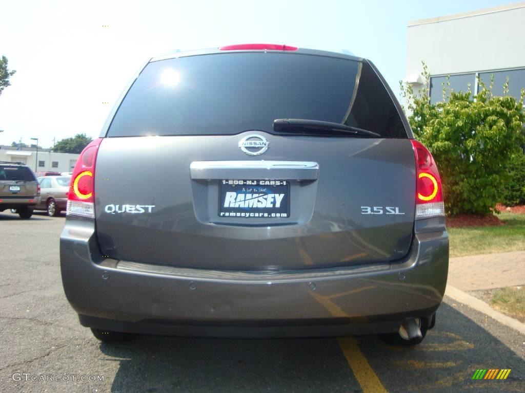 2007 Quest 3.5 SL - Smoke Gray Metallic / Gray photo #8