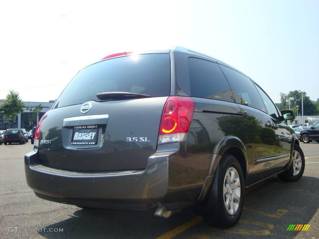 2007 Quest 3.5 SL - Smoke Gray Metallic / Gray photo #9