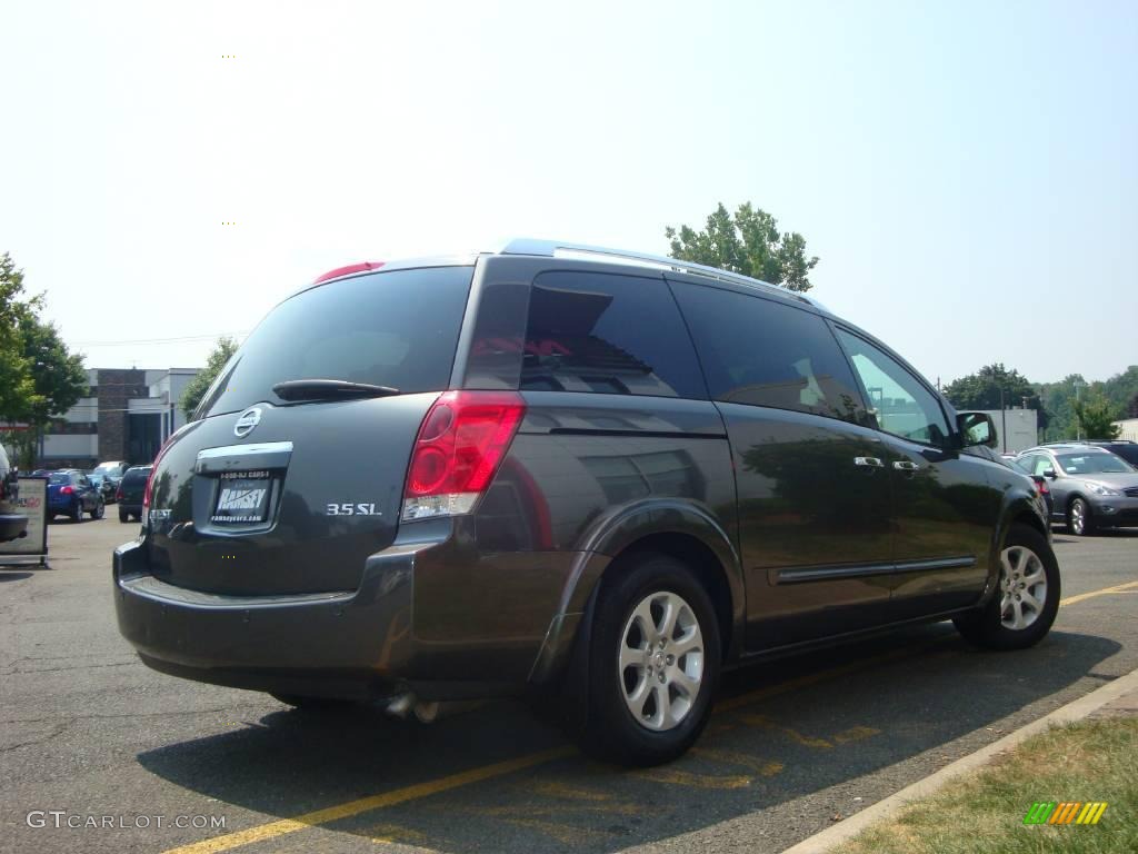 2007 Quest 3.5 SL - Smoke Gray Metallic / Gray photo #10