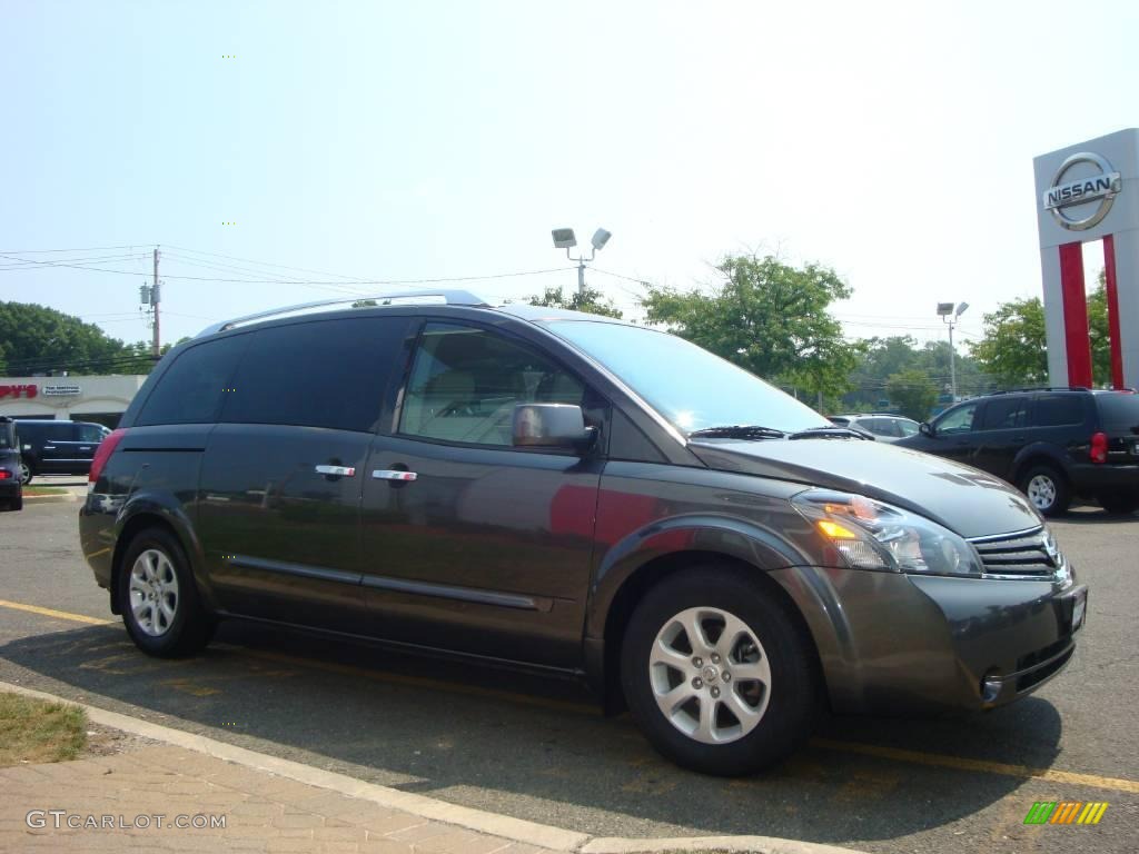 2007 Quest 3.5 SL - Smoke Gray Metallic / Gray photo #12