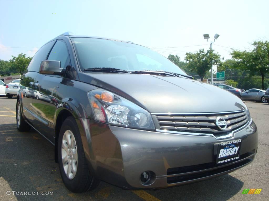 2007 Quest 3.5 SL - Smoke Gray Metallic / Gray photo #13