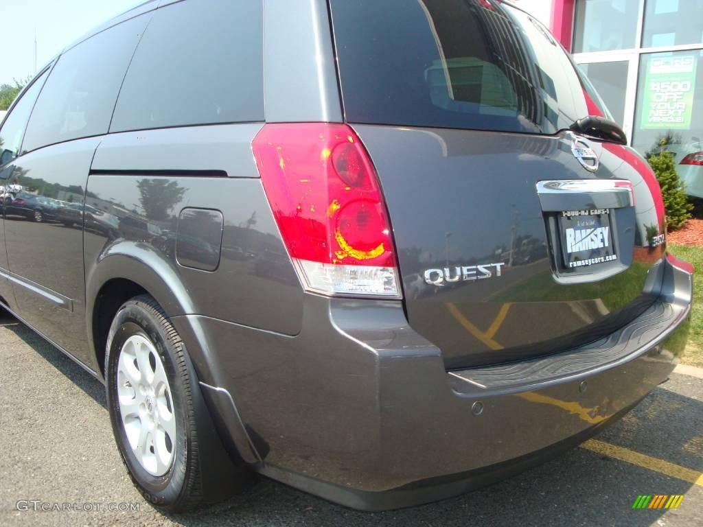 2007 Quest 3.5 SL - Smoke Gray Metallic / Gray photo #17