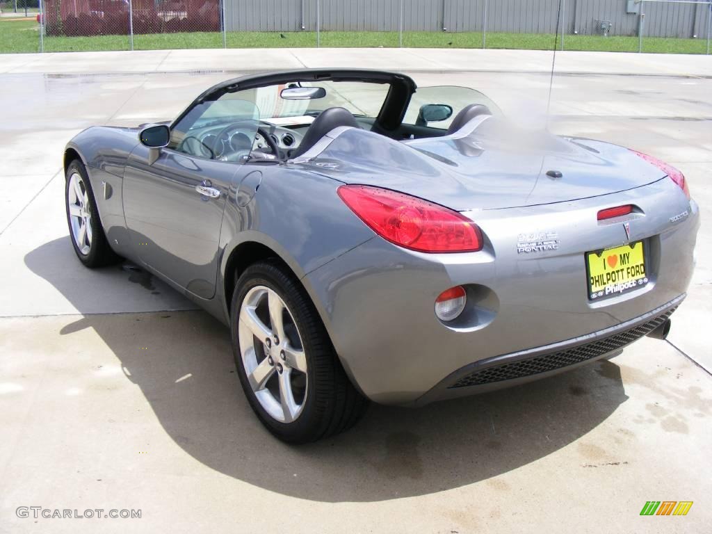 2007 Solstice Roadster - Sly Gray / Ebony photo #34