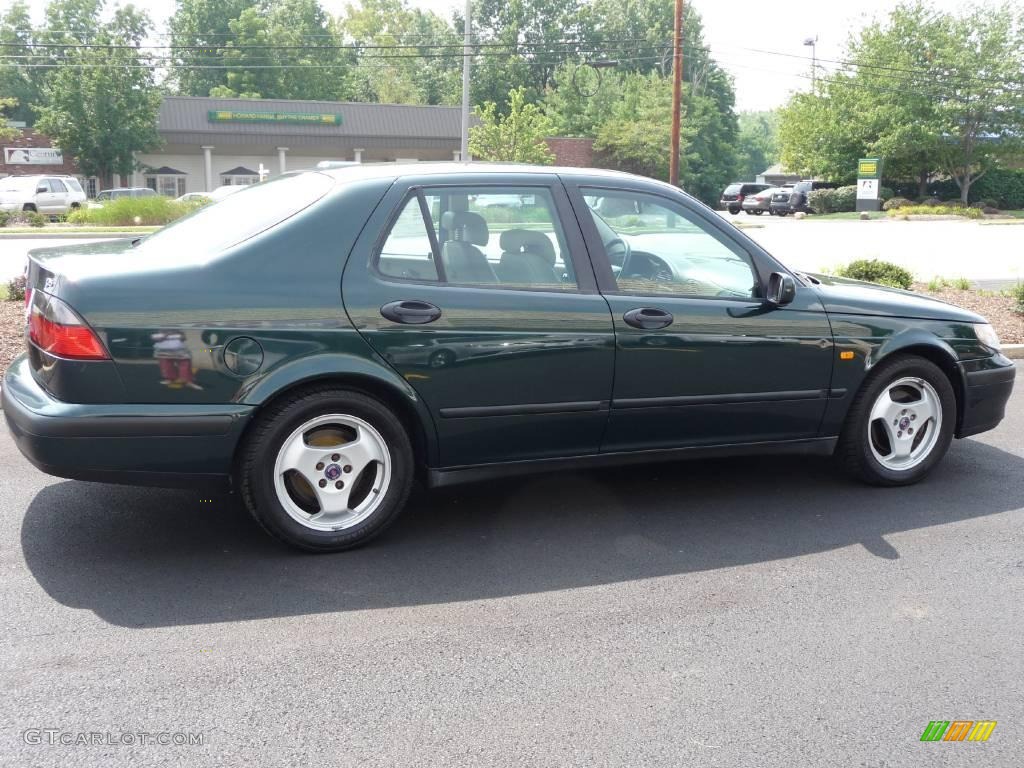 1999 9-5 2.3T Sedan - Scarabe Green Metallic / Medium Beige photo #6