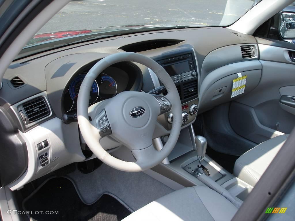 2009 Forester 2.5 X Limited - Sage Green Metallic / Platinum photo #9