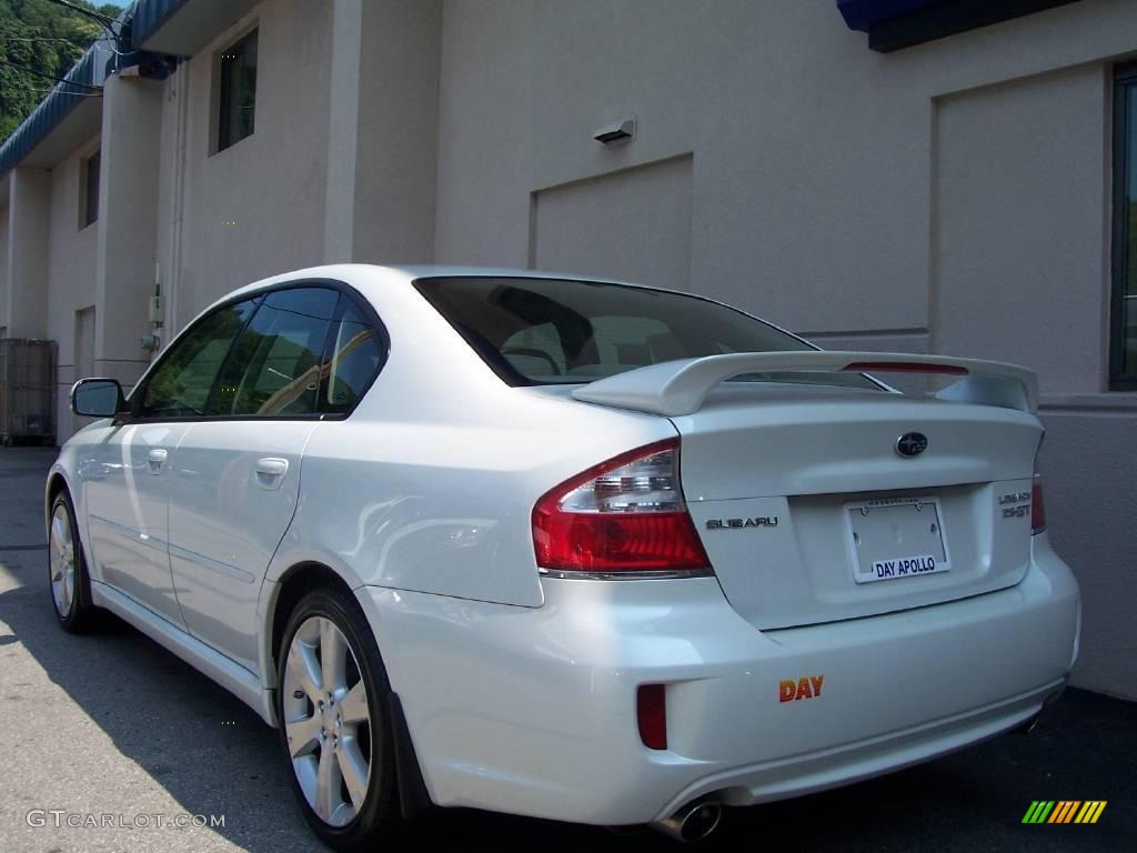 2008 Legacy 2.5 GT Limited Sedan - Satin White Pearl / Warm Ivory photo #4