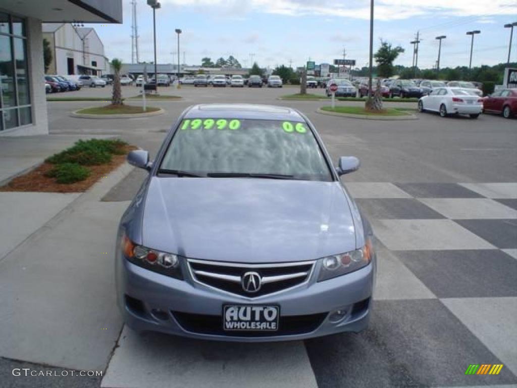 2006 TSX Sedan - Glacier Blue Metallic / Ebony Black photo #2
