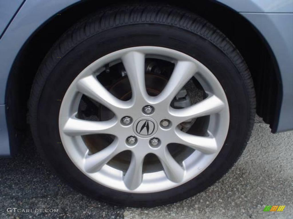 2006 TSX Sedan - Glacier Blue Metallic / Ebony Black photo #4