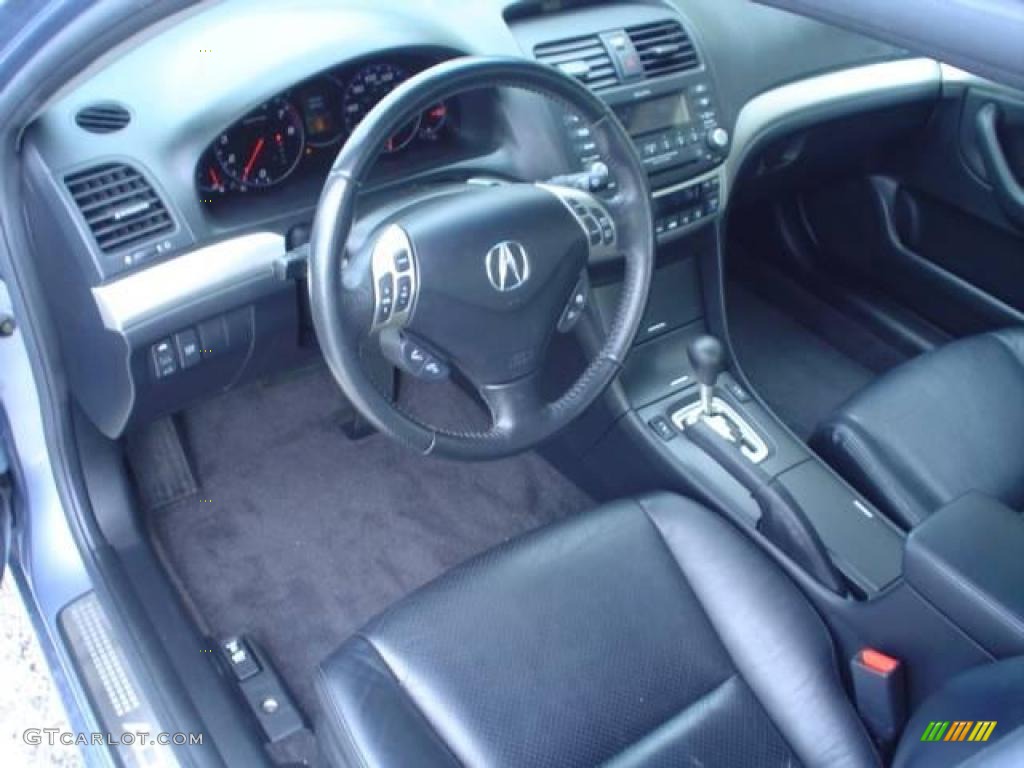 2006 TSX Sedan - Glacier Blue Metallic / Ebony Black photo #9