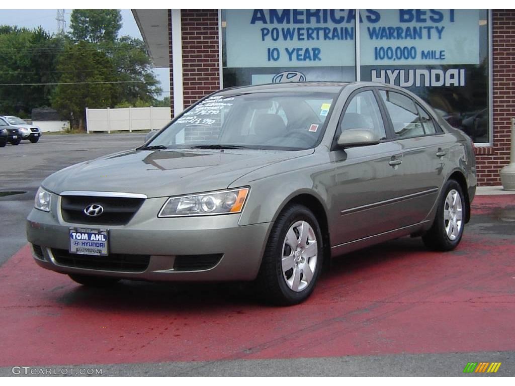 2008 Sonata GLS - Natural Khaki Green / Beige photo #1