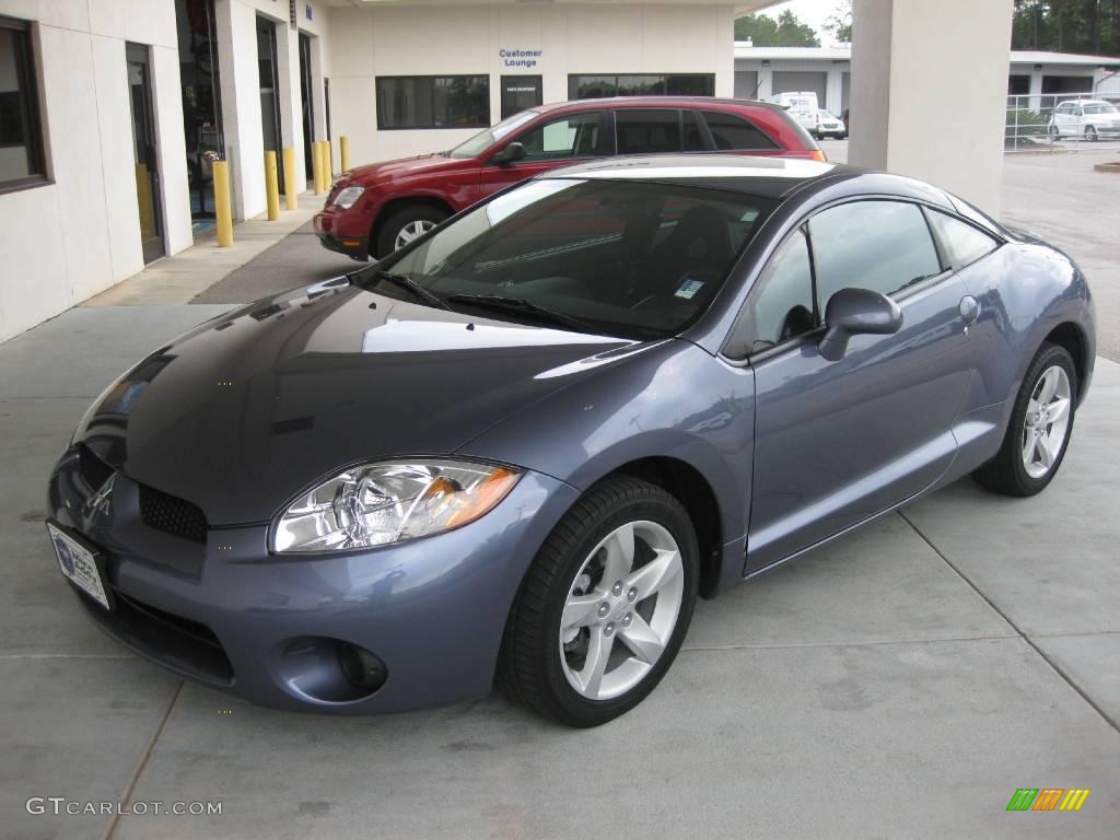 2007 Eclipse GS Coupe - Still Blue Pearl / Dark Charcoal photo #1