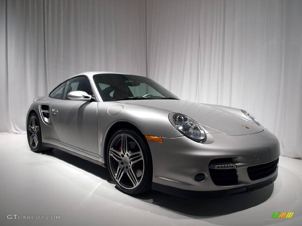 2007 911 Turbo Coupe - Arctic Silver Metallic / Black Full Leather photo #21