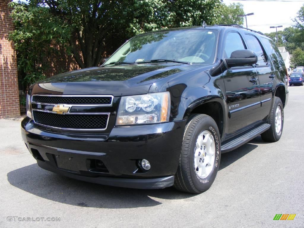 2007 Tahoe LT 4x4 - Black / Dark Titanium/Light Titanium photo #1