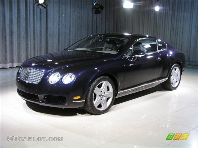 Dark Sapphire Bentley Continental GT