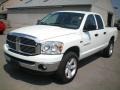 2007 Bright White Dodge Ram 1500 SLT Quad Cab 4x4  photo #1