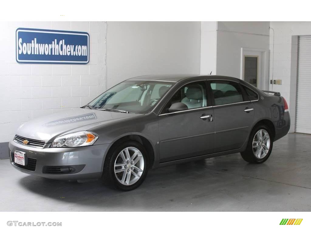 2008 Impala LTZ - Dark Silver Metallic / Gray photo #1