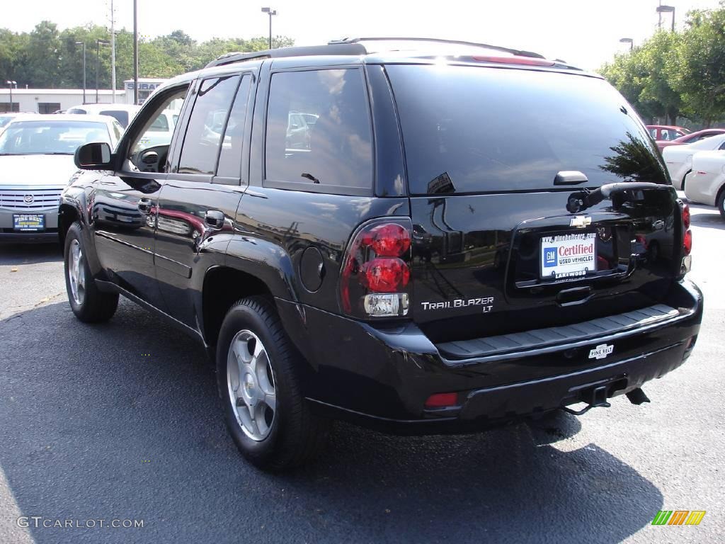 2008 TrailBlazer LT 4x4 - Black / Light Gray photo #5